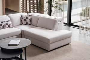 Divano Angolare Modulare Como con Letto e Lounge