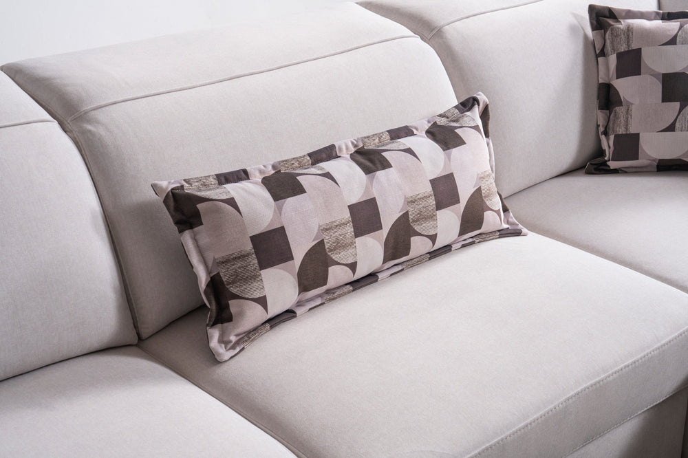 Divano Angolare Modulare Como con Letto e Lounge