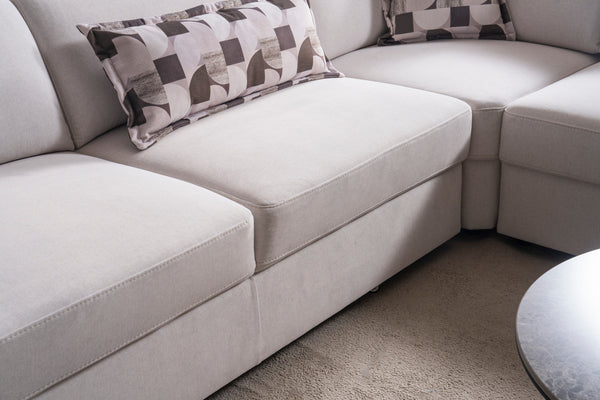 Divano Angolare Modulare Como con Letto e Lounge