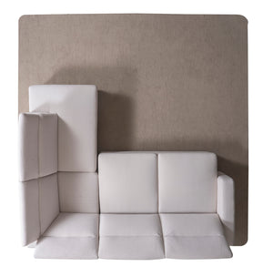 Divano Angolare Modulare Como con Letto e Lounge