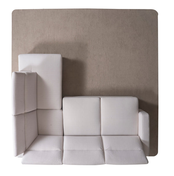 Divano Angolare Modulare Como con Letto e Lounge