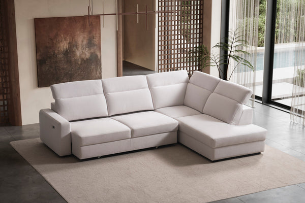 Divano Angolare Modulare Como con Letto e Lounge