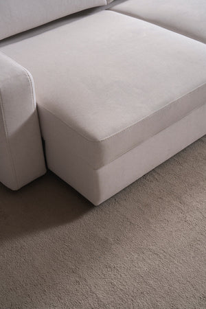 Divano Angolare Modulare Como con Letto e Lounge