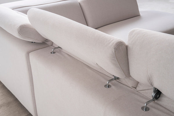Divano Angolare Modulare Como con Letto e Lounge