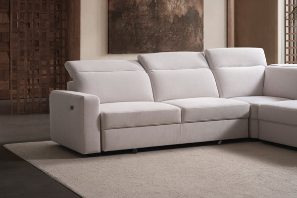 Divano Angolare Modulare Como con Letto e Lounge