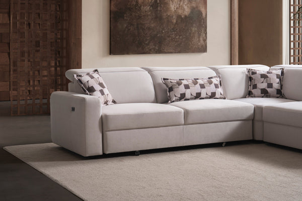 Divano Angolare Modulare Como con Letto e Lounge