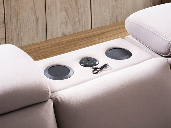 Divano Angolare Modulare Portofino con Letto e Recliner