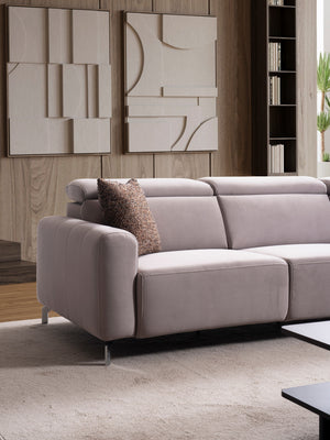 Divano Angolare Modulare Portofino con Letto e Recliner
