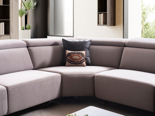 Divano Angolare Modulare Portofino con Letto e Recliner