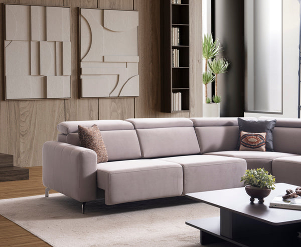 Divano Angolare Modulare Portofino con Letto e Recliner
