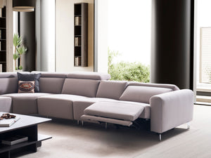 Divano Angolare Modulare Portofino con Letto e Recliner