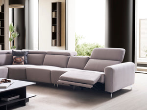 Divano Angolare Modulare Portofino con Letto e Recliner