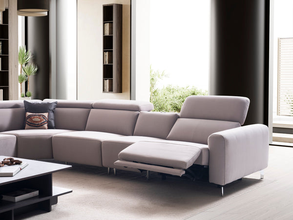 Divano Angolare Modulare Portofino con Letto e Recliner