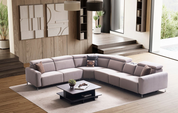 Divano Angolare Modulare Portofino con Letto e Recliner