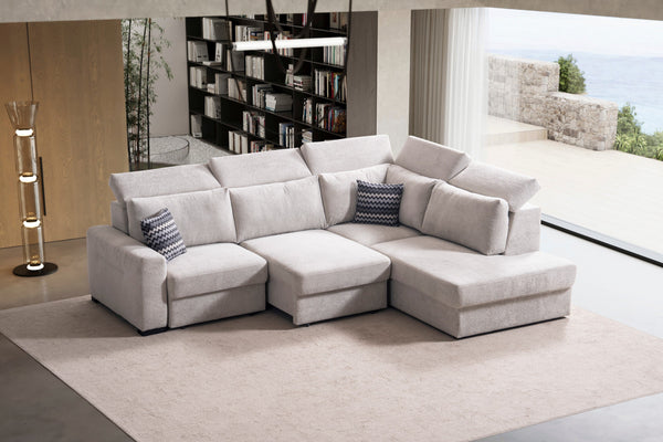Divano Angolare Modulare Varenna con Letto e Lounge