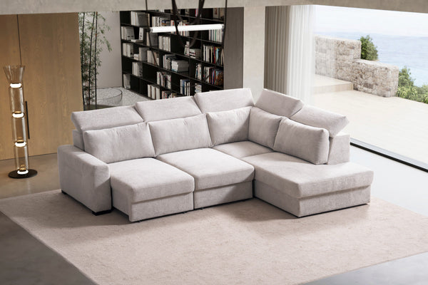 Divano Angolare Modulare Varenna con Letto e Lounge