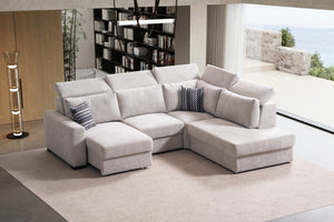Divano Angolare Modulare Varenna con Letto e Lounge