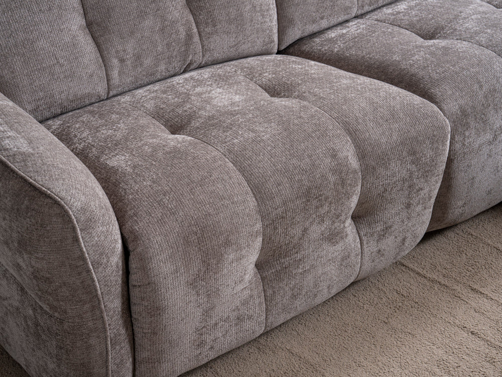 Divano Angolare Modulare Nova con Recliner e Penisola Relax