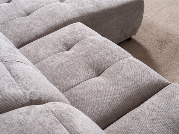 Divano Angolare Modulare Nova con Recliner e Penisola Relax