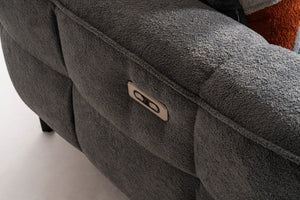 Divano Angolare Torino con Doppio Relax e Console