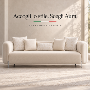 Divano Aura 3 Posti Avorio