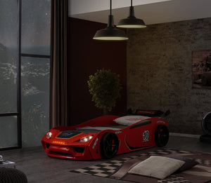 Vento LED Car Bed 90x190cm (Red/White/Blue/Black)