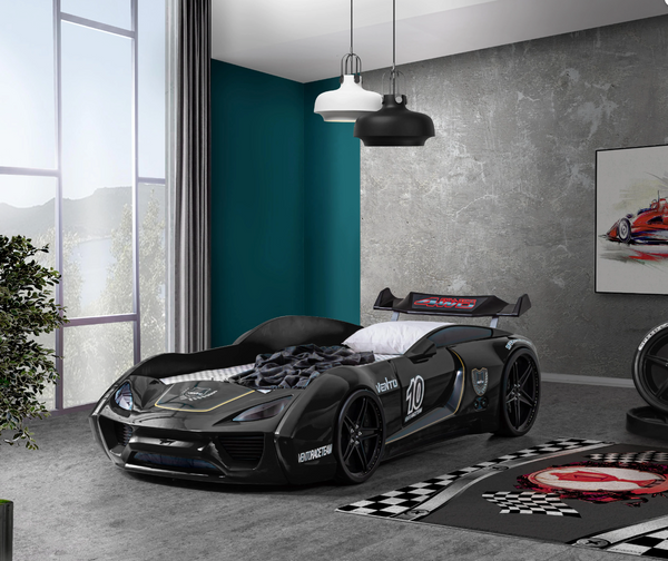 Vento LED Car Bed 90x190cm (Red/White/Blue/Black)