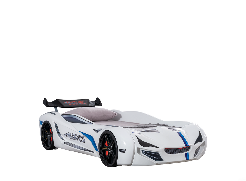 Letto Auto MNV1 con LED - Bianco