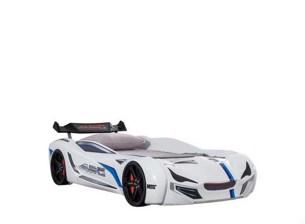 Letto Auto MNV1 con LED - Bianco