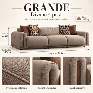 Grande Divano 4 Posti