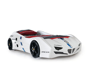 GTI Car Bed with LED (Red/White)