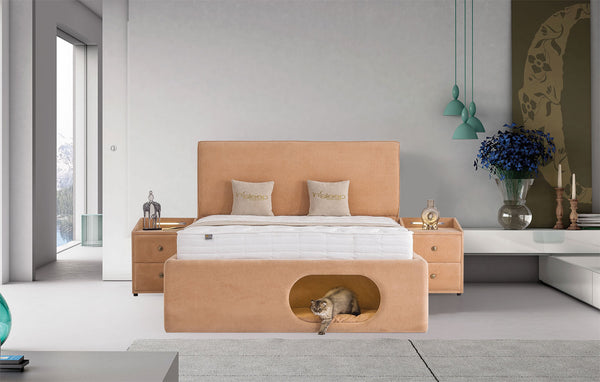 Letto Matrimoniale Petra con Cuccia Integrata