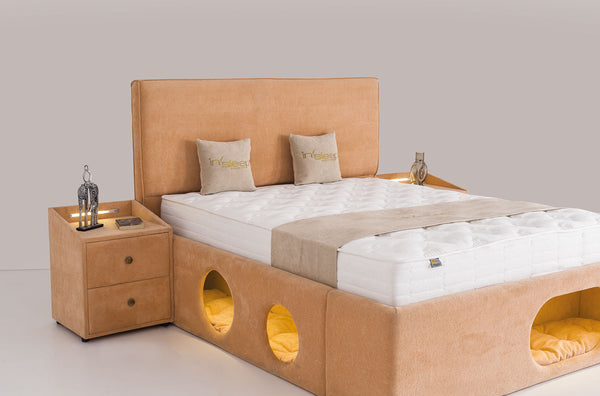 Letto Matrimoniale Petra con Cuccia Integrata