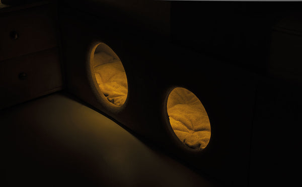 Letto Matrimoniale Petra con Cuccia Integrata