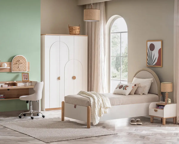 Letto Joy con Testiera Bohem (100x200/120x200)cm