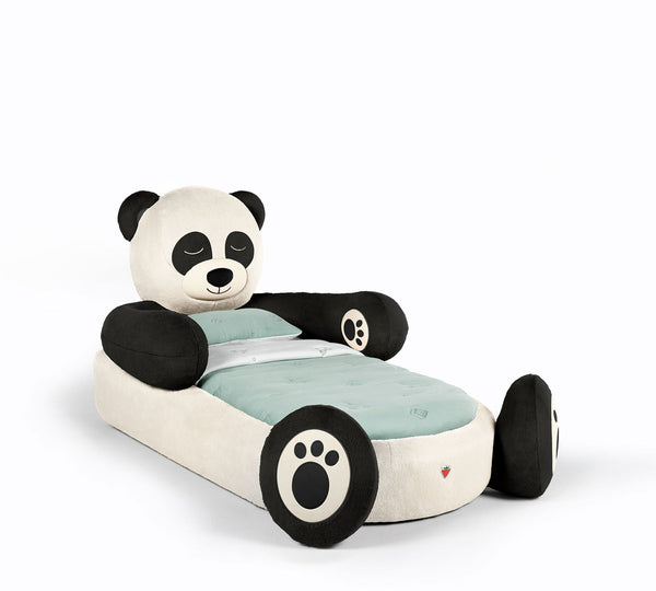 Lettino Panda con Materasso Bamboo+