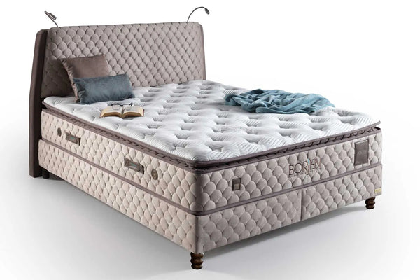 Letto Matrimoniale con Contenitore e Testata Borjen