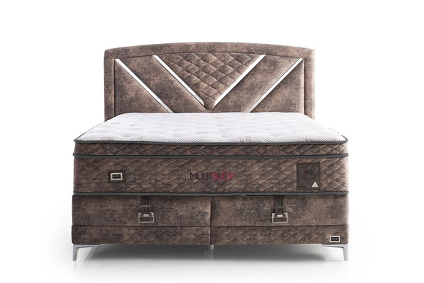 Letto Matrimoniale con Contenitore e Testata Multisleep
