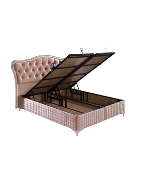 Letto Matrimoniale con Contenitore e Testata Viscolux