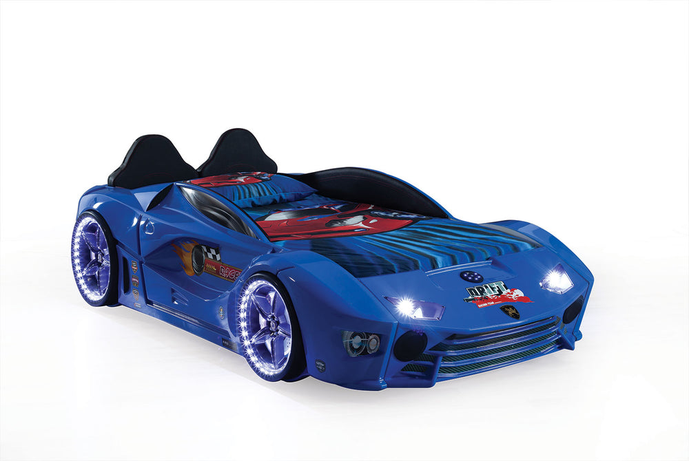 Aventa Premium Letto Auto Blu 90x190cm