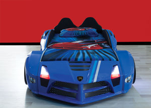 Luxuriöses Autobett mit Vollbeleuchtung, 90 x 190 cm