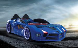 Luxuriöses Autobett mit Vollbeleuchtung, 90 x 190 cm