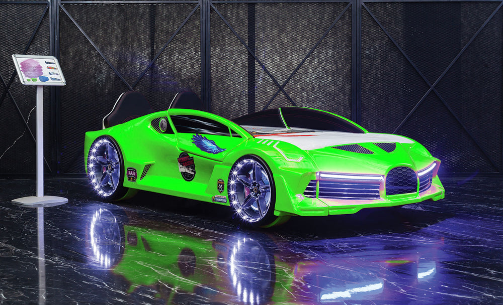 Moon Aero Full Letto Auto Verde 90x190cm