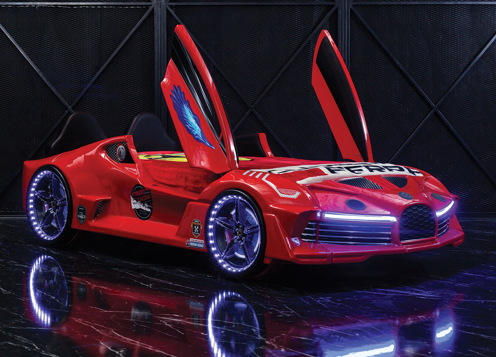 Moon Aero Premium Letto Auto Rosso