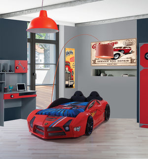 Luxuriöses Autobett mit Vollbeleuchtung, 90 x 190 cm