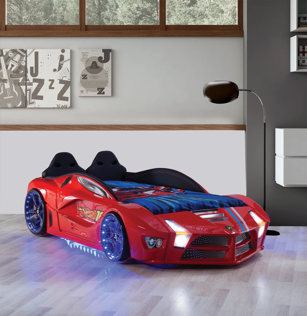 Luxury Full Letto Auto Rosso 90x190 cm