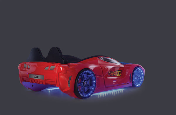 Luxuriöses Autobett mit Vollbeleuchtung, 90 x 190 cm