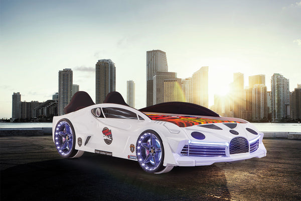 Moon Premium Autobett 90x190cm mit LEDs und Lautsprechern