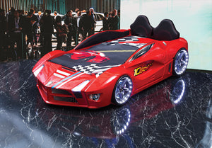 Luxuriöses Autobett mit Vollbeleuchtung, 90 x 190 cm