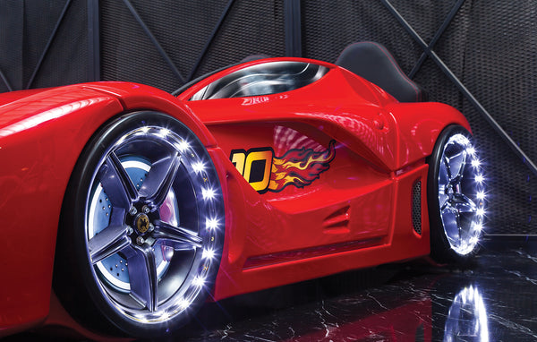 Luxuriöses Autobett mit Vollbeleuchtung, 90 x 190 cm